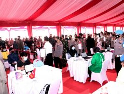 Vaksinasi Massal HUT Polri, Optimis 1 Juta Perhari Bisa Tercapai