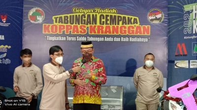 Koppas Kranggan Berikan Hadiah Kepada Nasabah Melalui Gebyar Hadiah Tabungan Cempaka Secara Virtual