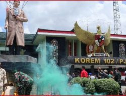 Patung Garuda Pancasila-Jenderal Soedirman di Palangka Raya Diresmikan