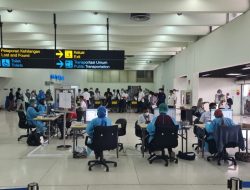 Vaksinasi Calon Penumpang di Bandara AP II Lebih dari 100.000 Orang