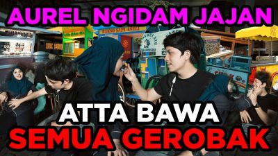 Aurel Ngidam, Atta Bawa Semua Gerobak Jajanan ke Rumahnya