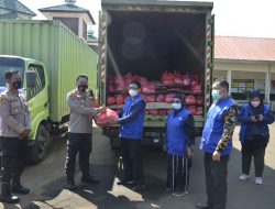 Melalui Polrestro Bekasi Kota, Siantar Top Salurkan Bantuan