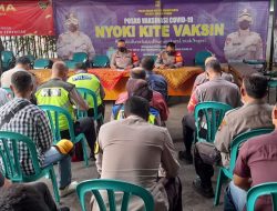 Gerai Vaksin Merdeka Belum Maksimal, Polsek Bekasi Utara Lakukan Evaluasi