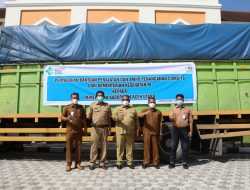 Wabup Fauzi Yusuf Terima Bantuan BMHP Covid-19 dari Kemenkes RI