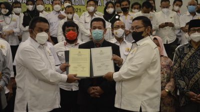 KADIN Kota Bekasi Resmi Dilantik, Walikota Berharap Sinergitas Peningkatan Ekonomi