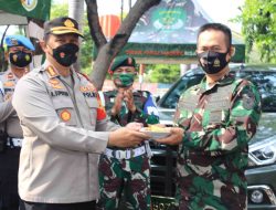 Bersama Jajarannya, Kapolres Sambangi Kodim 0507/Bks
