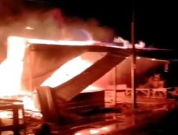 Pasar Terpadu Lhoksukon Terbakar, Lima Kios Hangus