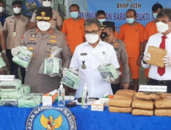 BNN Aceh Musnahkan Narkotika Rp31 Miliar Lebih