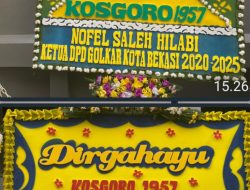 Etos Indonesia Tanggapi Dua Karangan Bunga Atas Nama Ketua DPD Golkar Kota Bekasi di DPP