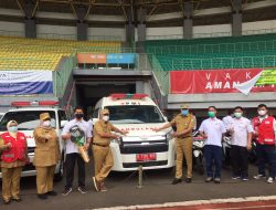 Pemkot Serahkan Bantuan Mobil Mbulance pada PMI Kota Bekasi