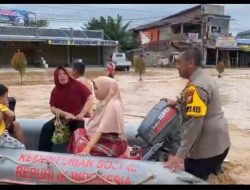 Sempat Dievakusi Kapolres Rohul Saat Banjir, Seorang Ibu Melahirkan Dengan Selamat