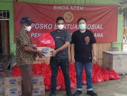 BINDA Aceh salurkan Bantuan Sembako Untuk Warga Aceh Utara