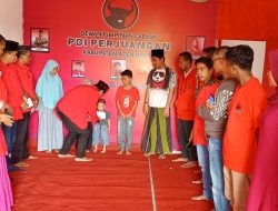 HUT PDIP Ke-49, DPC PDI Perjuangan Aceh Utara Santuni Anak Yatim
