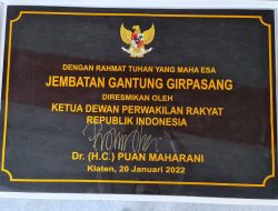 Kontribusi Nyata Amka Untuk Indonesia Membangun Jembatan Gantung Di Klaten
