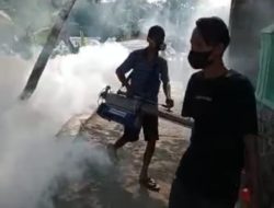 Empat Warga Korban DBD, Warga Jasinga Bogor Fogging Wilayah