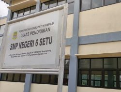 Bangunan Baru SMPN 6 Setu Dikritik Warga