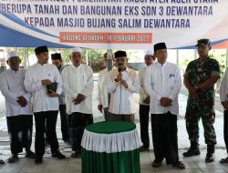Pemkab Aceh Utara Hibah Aset Bekas SDN 3 Dewantara untuk Masjid Bujang Salim