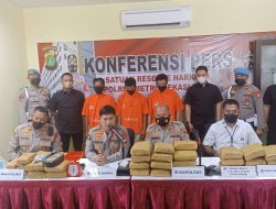 Polres Metro Bekasi Kota Ungkap 31 Kilogram Ganja dan 3 Pengedar