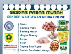 Hadir di Tengah Pandemi, Sekber Wartawan Media Online Gelar Pasar Murah
