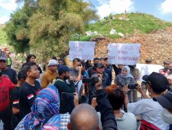 Kunker Komisi III DPRD Kabupaten Bekasi ke TPA Burangkeng Disambut Aksi Unjuk Rasa