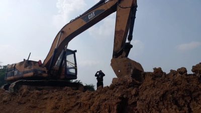 Polres Metro Bekasi Dikabarkan Segel Lokasi Galian Tanah Merah Ilegal