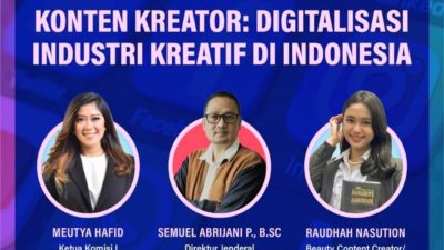 DPR Dorong Anak Muda Jadi New Content Creator
