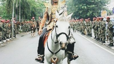 Pemeran Prabu Siliwangi Masuk Survei Cawalkot Bekasi