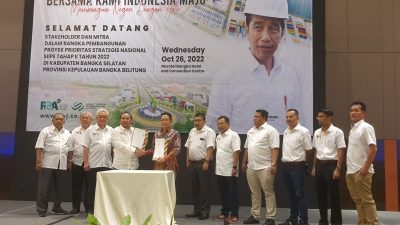 PT AMKA Kembali Tandatangani Proyek Pembangunan Kawasan Pelabuhan