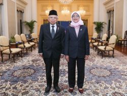 Wapres Ma’ruf Bahas Tindak Lanjut Kerja Sama Indonesia-Singapura