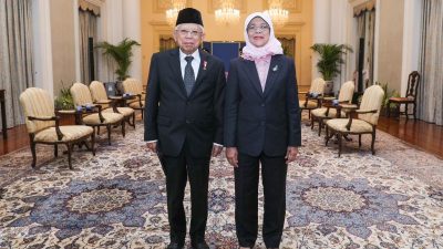 Wapres Ma’ruf Bahas Tindak Lanjut Kerja Sama Indonesia-Singapura