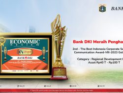 Berhasil Jaga Citra Positif Perseroan, Bank DKI Raih Indonesia Corporate Secretary dan Communication Award 2023