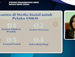 Generasi Muda Diminta Dorong UMKM Melalui Media Sosial