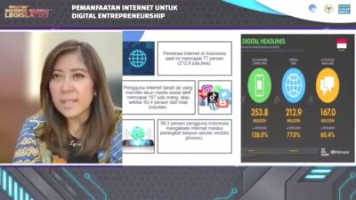 Ketua Komisi I Dorong Optimalisasi Internet untuk Digital Entrepreneurship