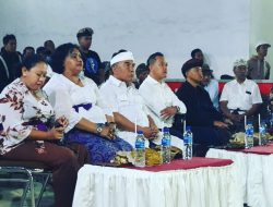 Hadiri Gladi Bersih, Oki Fahreza Dukung Duta Jembrana Di Pesta Kesenian Bali