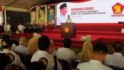 DPC Gerindra Kabupaten Bekasi Gelar Konsolidasi Jelang Pemilu 2024