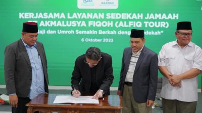 BAZNAS Bersama Alfiq Tour Jalin Kerja Sama Program Pengentasan Kemiskinan di Indonesia