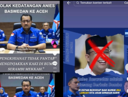 Isu Demokrat Tolak Kedatangan Anies Baswedan ke Aceh Fitnah dan Hoaks