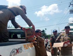 Satpol PP Belitung Amankan Ratusan Kaleng Minuman Keras Tanpa Izin
