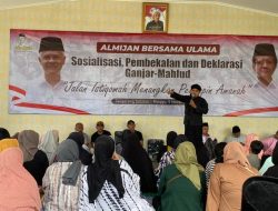 Relawan Almijan Sosialisasikan Rekam Jejak Pasangan Ganjar-Mahfud