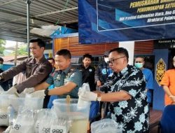 BNNP Kaltara Musnahkan 22,6 Kilogram Sabu Milik Dua Warga Filipina