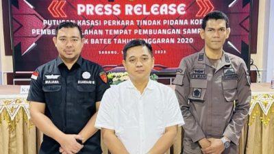 Mahkamah Agung Vonis Mantan Kadis LHK Sabang Empat Tahun Penjara