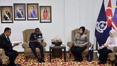 PPLN dan Panwaslu LN Sosialisasi Pemilu 2024 ke Kepolisian Johor