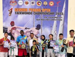 Raih 3 Emas, 2 Perak dan 2 Perunggu Atlet Taekwondo Inti Club Ukir Prestasi di Gewinn Penang Open