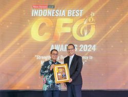Direktur Keuangan dan Strategi Bank DKI Raih Indonesia Best CFO Award 2024