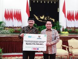 BSI Salurkan Zakat Rp222 Miliar melalui BAZNAS RI saat Acara Nikmat Berzakat di Istana