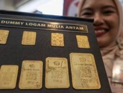 Harga Emas Antam Naik Jadi Rp1,204 Juta Per Gram