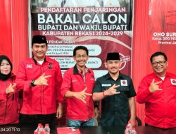 PDI Perjuangan Kabupaten Bekasi Terima Formulir Bakal Calon Bupati 