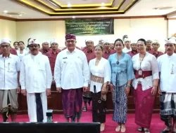 Bupati Gianyar Lepas kontingen Tani Nelayan Andalan