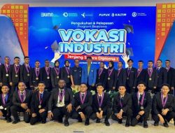 Beasiswa Pupuk Kaltim Wisuda 30 Peserta Vokasi Teknik Pengelasan