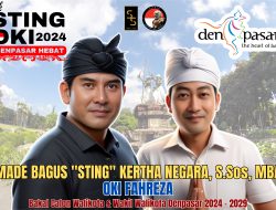 Oki Fahreza Mantap Dampingi Ajik Sting di Pilkada Denpasar 2024